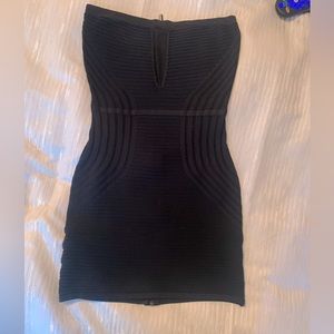 Bebe bodycon strapless dress